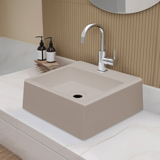 Lavatório de sobrepor - Palermo Capuccino 30cm