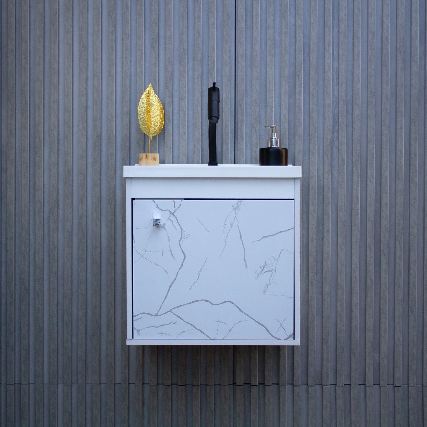 Gabinete para banheiro - Veneto Branco 40cm