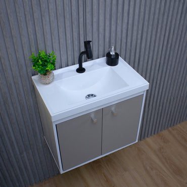 Gabinete para banheiro - Bergamo Gianduia 50cm