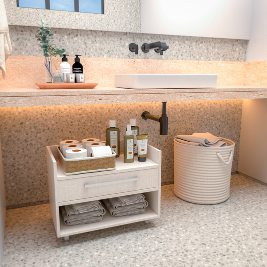 Armário para banheiro multiuso - Ancona Lineo 50cm