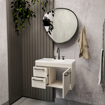 Gabinete para banheiro - Potenza Lineo 60cm