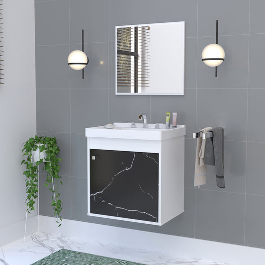 Gabinete para banheiro - Veneto Preto 40cm