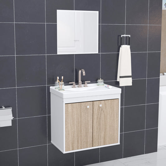 Kit Gabinete para Banheiro+ Espelheira - Bergamo Berlin