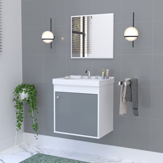 Gabinete para banheiro - Veneto Gianduia 40cm