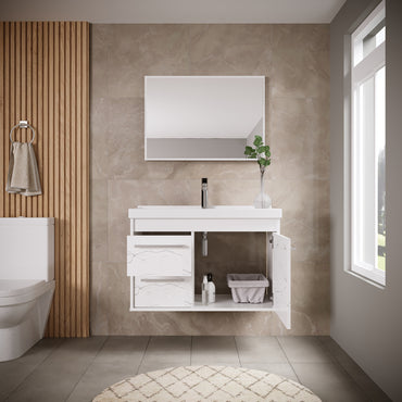 Gabinete para banheiro - Potenza Branco 60cm