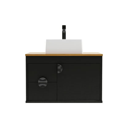Gabinete para banheiro - Udine Preto 60cm
