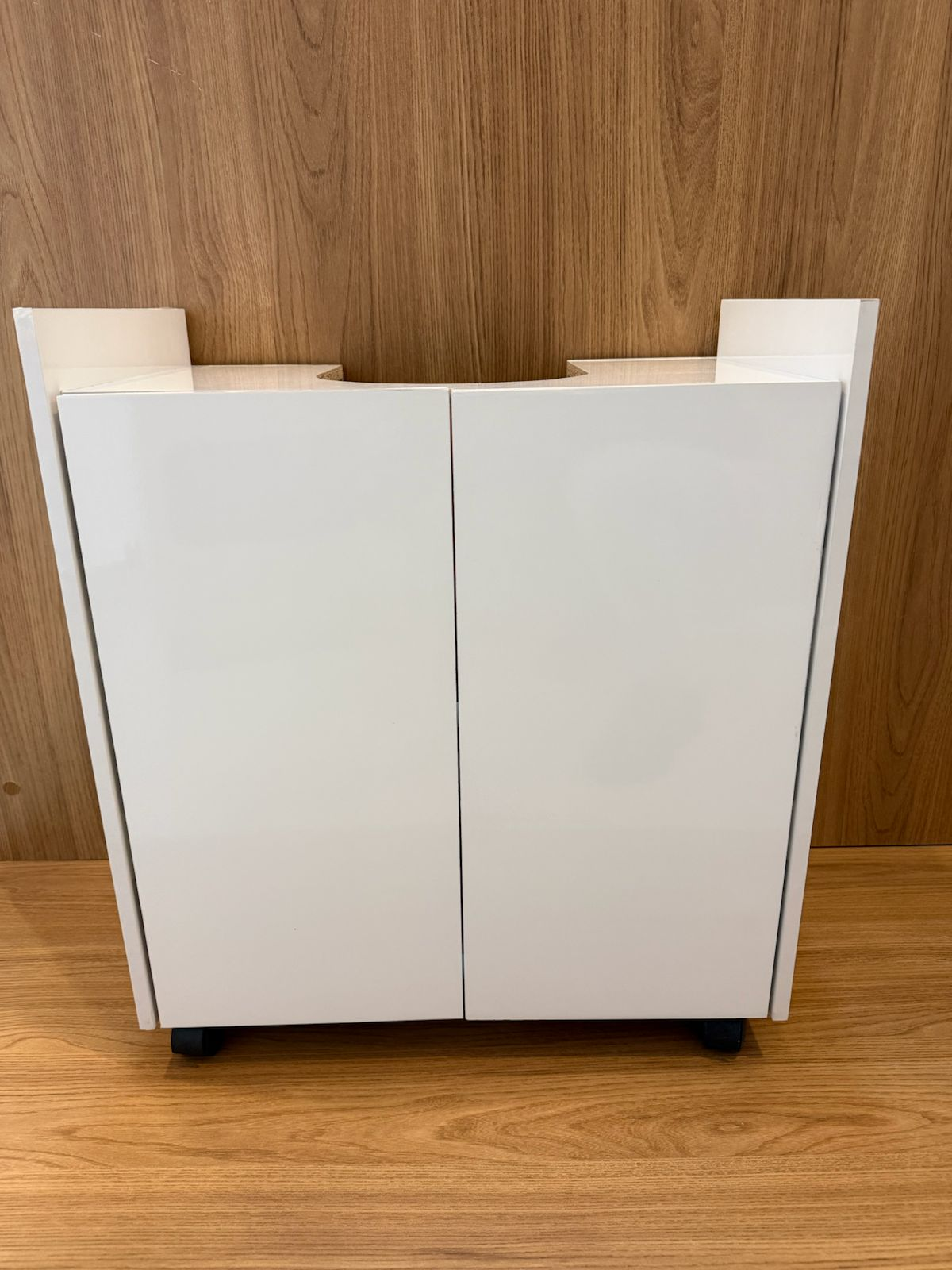 Gabinete Armario De Banheiro Para Pia de Coluna 56cm Carvalho – Beleza, Organização e Funcionalidade