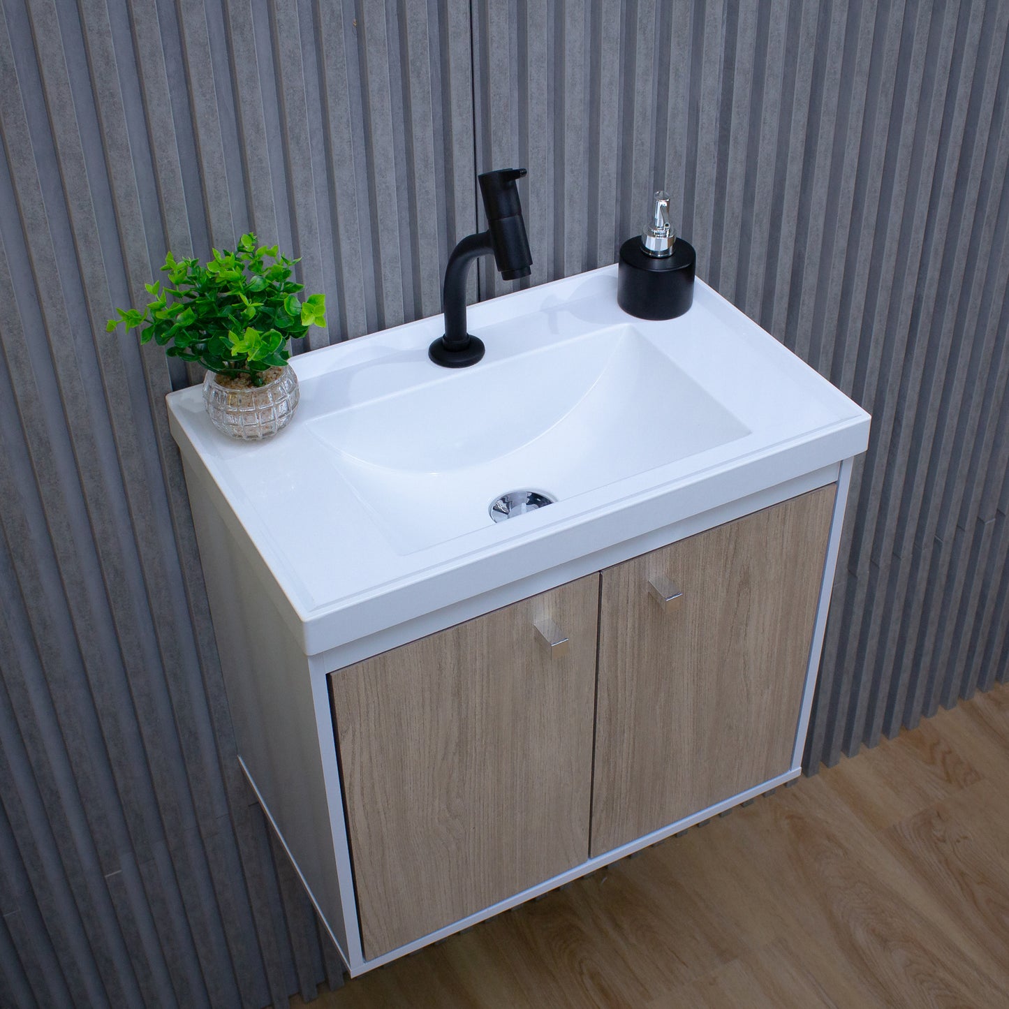 Kit Gabinete para Banheiro+ Espelheira - Bergamo Berlin