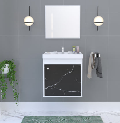 Gabinete para banheiro - Veneto Preto 40cm