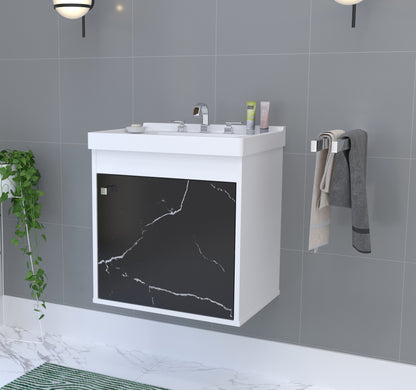 Gabinete para banheiro - Veneto Preto 40cm