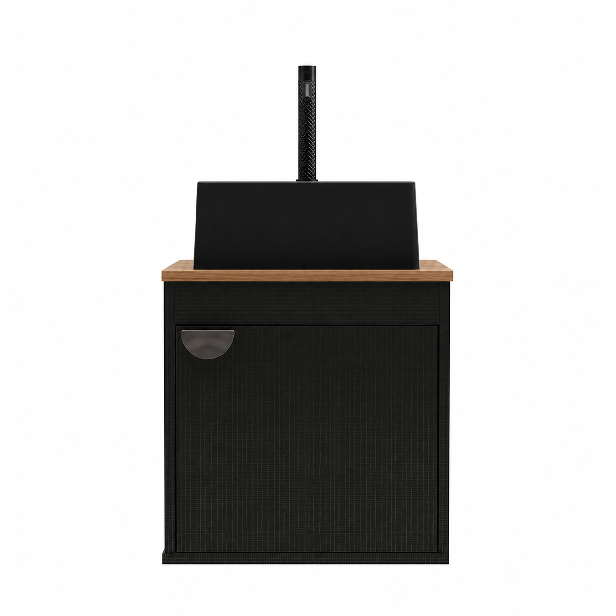 Gabinete para banheiro - Perugia Preto 40cm