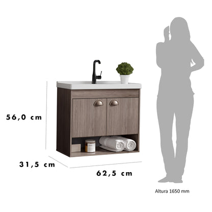 Gabinete para banheiro - Crotone Munique 60cm